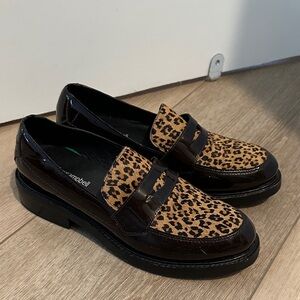 Jeffrey Campbell Leopard Print Loafers